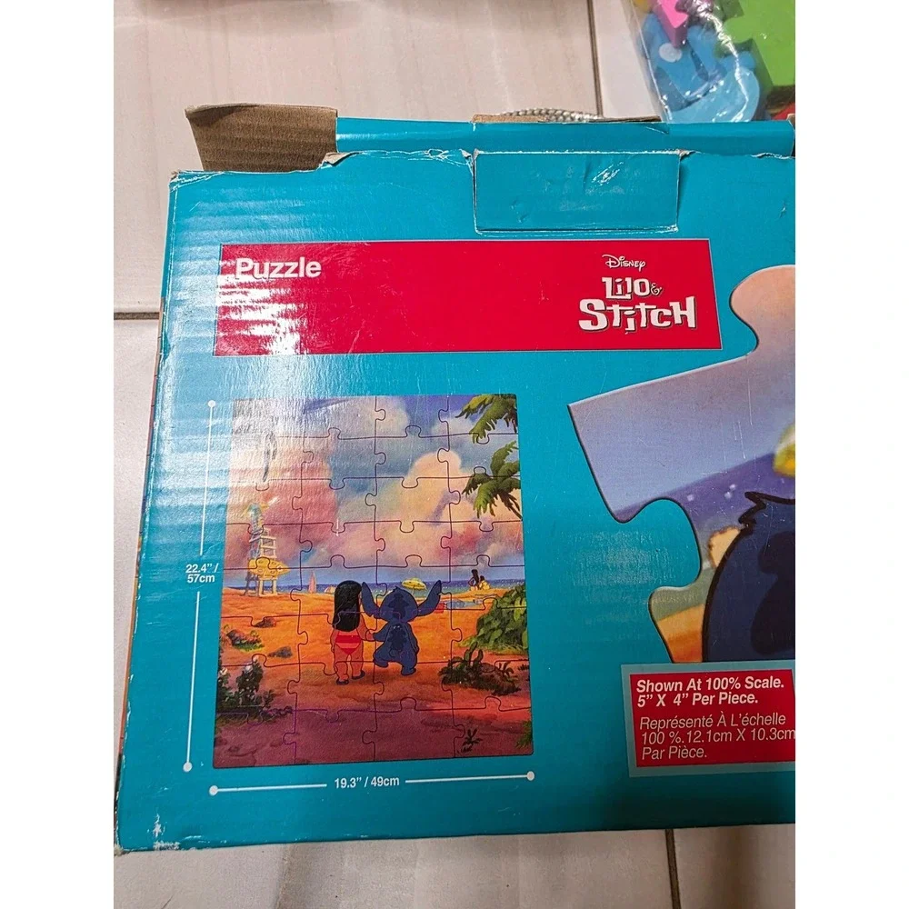 Disney Lilo & Stitch Puzzle Yahtzee To Go Mindfulness Dice Wooden‎ Puzzle Lot